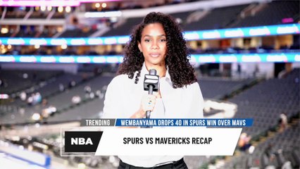 Wembanyama Drops 40 as Spurs Dominate Mavericks 125-92 in Season Opener | Anthony Davis Scores 22