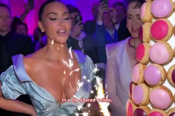Kim Kardashian can’t blow out her 45th birthday candles