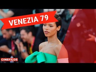 Taylor Russell sul red carpet di Venezia 79