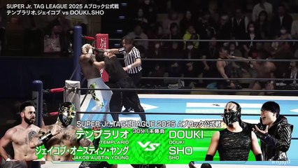 Jakob Austin Young & Templario vs. DOUKI & SHO - Super Junior Tag League 2025 Block A Match: NJPW Super Junior Tag League 2025 Day 1 (10/23/2025)