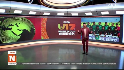 NÓMINA DE CONVOCADOS DE LA SELECCION BOLIVIANA PARA EL MUNDIAL SUB17