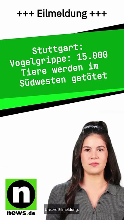 Vogelgrippe: 15.000 Tiere werden im Südwesten getötet