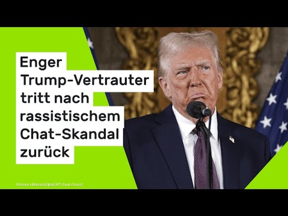 Donald Trump: Enger Vertrauter tritt nach rassistischem Chat-Skandal zurück