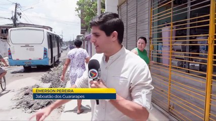 Acidentes devido a obras inacabadas na Rua Laguna, Jaboatão: relatos de vítimas e apelo por soluções