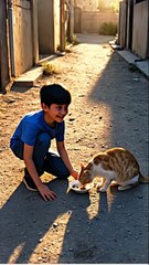 The Boy Who Fed a Disabled Cat | Heart-Touching Kindness Story | Emotional Short Film