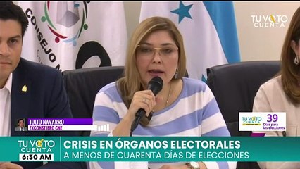Julio Navarro: "Muy contundente" nota de Ana Paola Hall de ordenar impresión de papeletas de diputados de Olancho y Valle