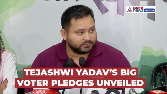 Bihar Polls | Tejashwi Yadav Unveils Key Pledges, From Jeevika Didi Gifts to Job Guarantees