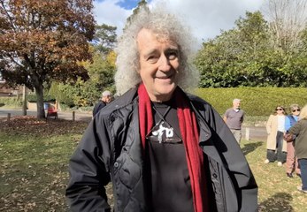 Queen guitarist Sir Brian May talks about daffodil planting in Elstead!