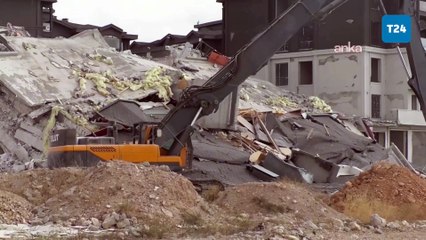 “Sağlam zemin, güvenli yapı” vaadi ile satışa çıkarılmıştı; AKP'li belediyenin yaptığı depremde ağır hasar alan binaların yıkımına başlandı!
