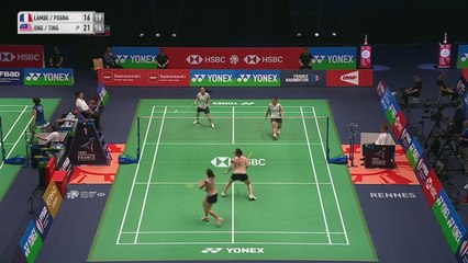Le résumé de Pognante-Lambert / Ong-Ting en vidéo - Badminton - Internationaux de France