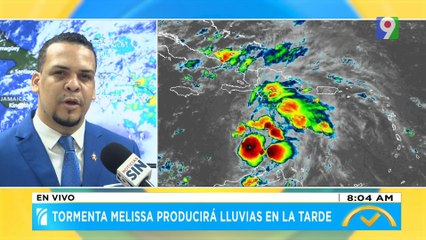 Tormenta Melissa amenaza con aguaceros en todo el Sur | El Despertador