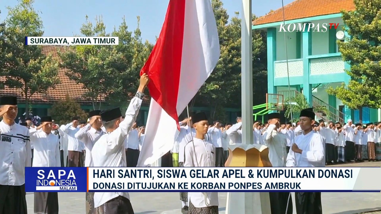 Hari Santri Nasional di Surabaya, Donasi Disalurkan untuk Korban Ponpes Al-Khoziny | SAPA MALAM