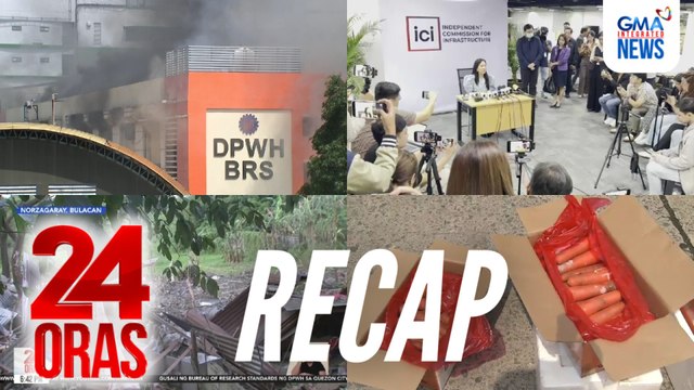 24 Oras: (Part 1) Nasunog na gusali ng DPWH | Pagsabog ng pagawaan ng paputok sa Bulacan | ICI hearing, ila-livestream na, atbp.