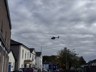Air Ambulance takes to the skies above Abergavenny