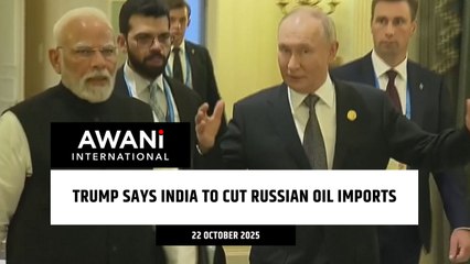 Trump says India to cut Russian oil imports