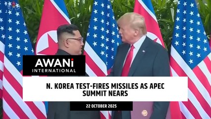 N. Korea test-fires missiles as APEC Summit nears
