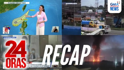 24 Oras: (Part 2) Update sa Bagyong Salome | Sunog sa Malabon | Pasyente, nagwala sa ospital, atbp.