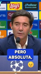 Marcelino: "Es una falta de respeto hacer un comunicado en el descanso de un partido"