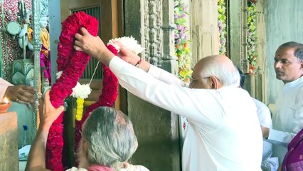 #GANDHINAGAR PANCHDEV MANDIR DARSHAN BY #GUJARAT CM
