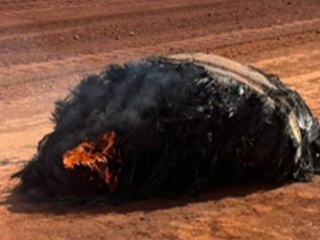 Brennendes Objekt aus dem All gibt Rätsel auf