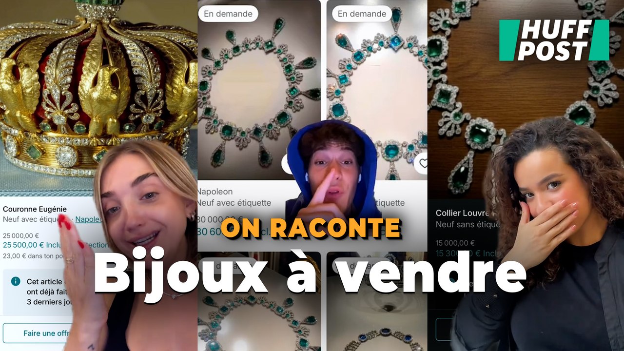 Les bijoux du Louvre sont déjà sur Vinted, et ça n’a pas manqué d’être remarqué