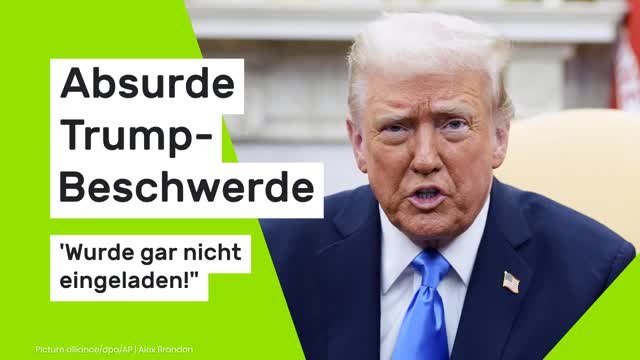 Donald Trump: Wurde gar nicht eingeladen! US-Senator reagiert auf absurde Trump-Beschwerde