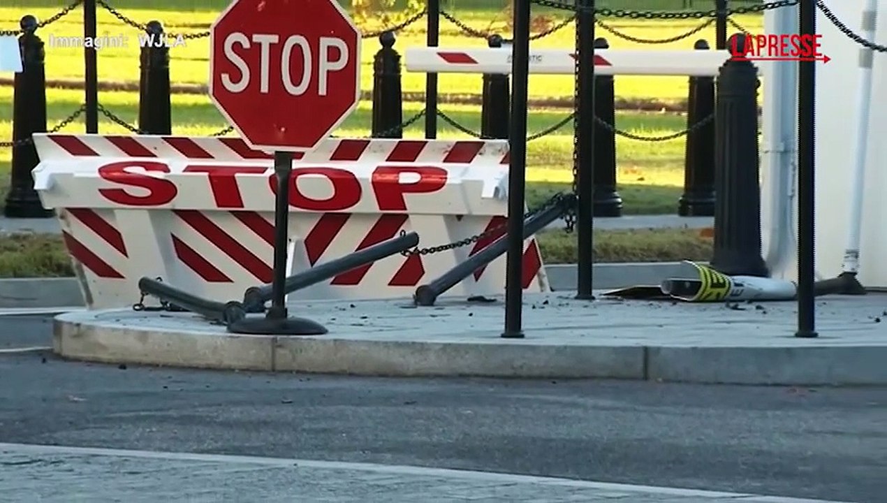 Usa, sfonda con l'auto cancello di sicurezza fuori dalla Casa Bianca: arrestato