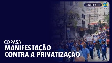 Servidores protestam na ALMG contra PEC da privatização da Copasa