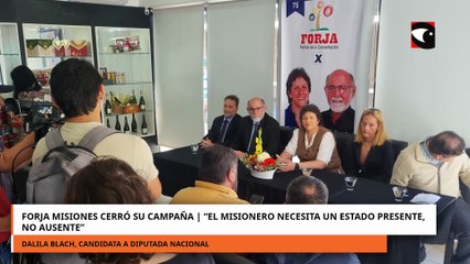 Forja Misiones cerró su campaña El misionero necesita un estado presente no ausente
