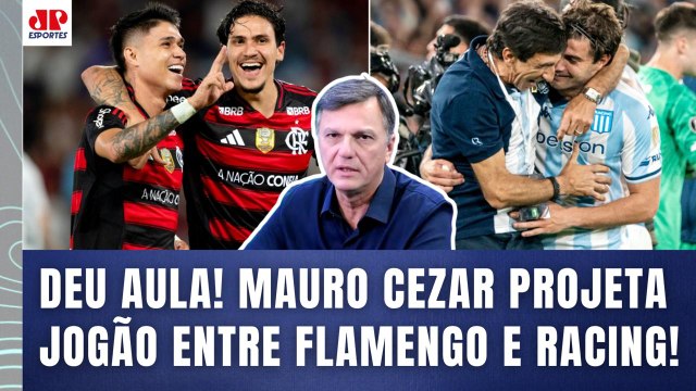 Hoje É PERIGOSO para o FLAMENGO! É DIA para MOSTRAR que... Mauro Cezar PROJETA JOGÃO com Racing!