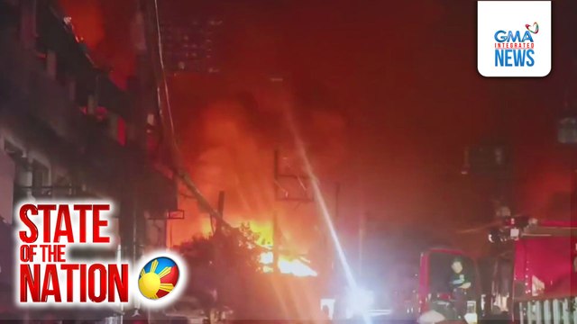 Residential area sa Catmon, Malabon, mahigit 5 oras nang nasusunog | SONA