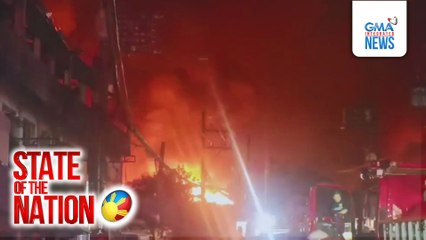 Residential area sa Catmon, Malabon, mahigit 5 oras nang nasusunog | SONA