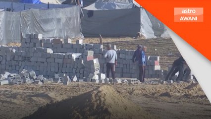 Pengebumian besar-besaran penduduk Gaza diadakan