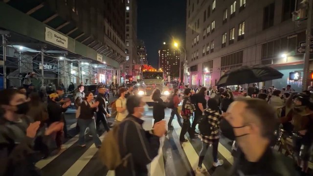 Manhattan Erupts in Protest Over Migrants Detained in ICE Sweep