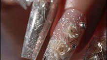 💎 Elegant 3D Nail Designs That Shine Like Diamonds