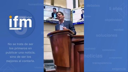 Senador Mauricio Amín denunció amenazas previo a debate de control político del Icetex
