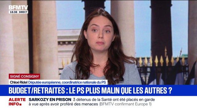 SIGNÉ CONISGNY - Crise politique: C'est une fable de penser que nous aurions peur de la dissolution , affirme Choé Ridel (PS)