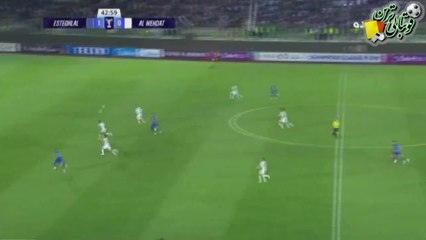 گل دوم بازی استقلال و الوحدات اردن