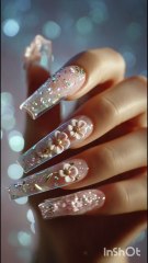 “Luxury 3D Nail Design Ideas | Sparkle & Shine Nails 💎”