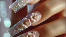 “Luxury 3D Nail Design Ideas | Sparkle & Shine Nails 💎”