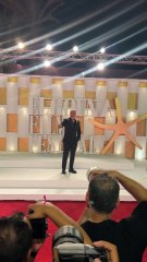 إطلالة محمد شاهين من العرض الخاص لفيلم -السادة الأفاضل- من مهرجان الجونة السينمائي-