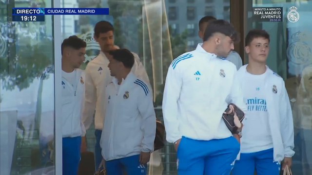 El Madrid pone rumbo al Bernabéu para el Real Madrid - Juventus de Champions