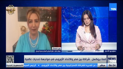 جيهان جادو: كلمات الرئيس السيسي في قمة بروكسل رسمت ملامح شراكة إستراتيجية متكاملة بين مصر وأوروبا