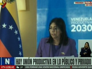 Vpdta. Delcy Rodríguez: La actividad petrolera tuvo un crecimiento este años del 16%