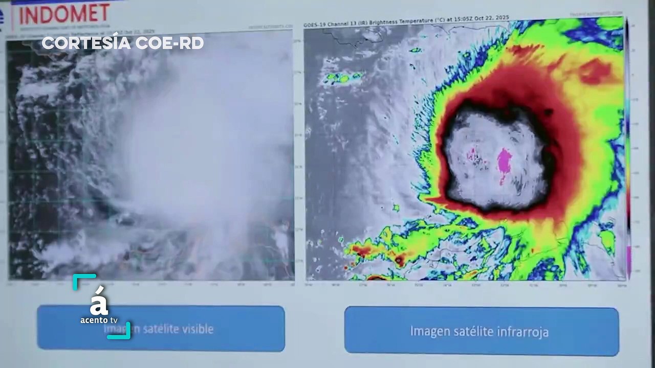 Tormenta tropical Melissa: COE actualiza niveles de alertas 9 provincias en alerta roja y 13 en amarilla en República Dominicana