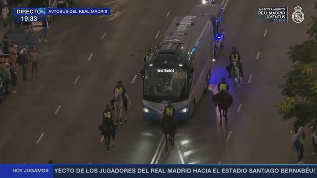Busiana y llegada del Real Madrid al Bernabéu | Real Madrid - Juventus
