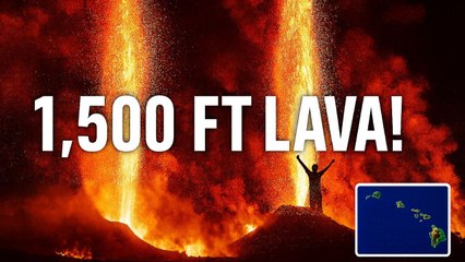 Kilauea Eruption Shoots Lava 1,500 Feet Into the Sky