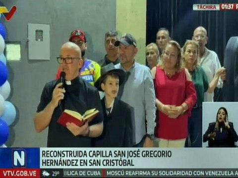 Táchira | Reconstruyen la capilla San José Gregorio Hernández en la ciudad de San Cristóbal