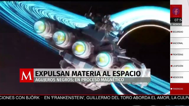 Científicos alemanes revelan cómo los agujeros negros expulsan materia al espacio