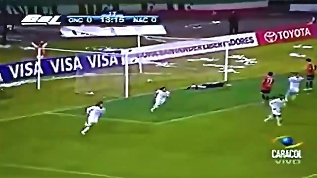 Once Caldas 1x0 Nacional de Paraguay - Copa Libertadores 2010 (Grupo 2) - Gol Caracol